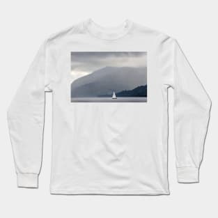 Sailing on Loch Linnhe near Fort William, Scotland Long Sleeve T-Shirt